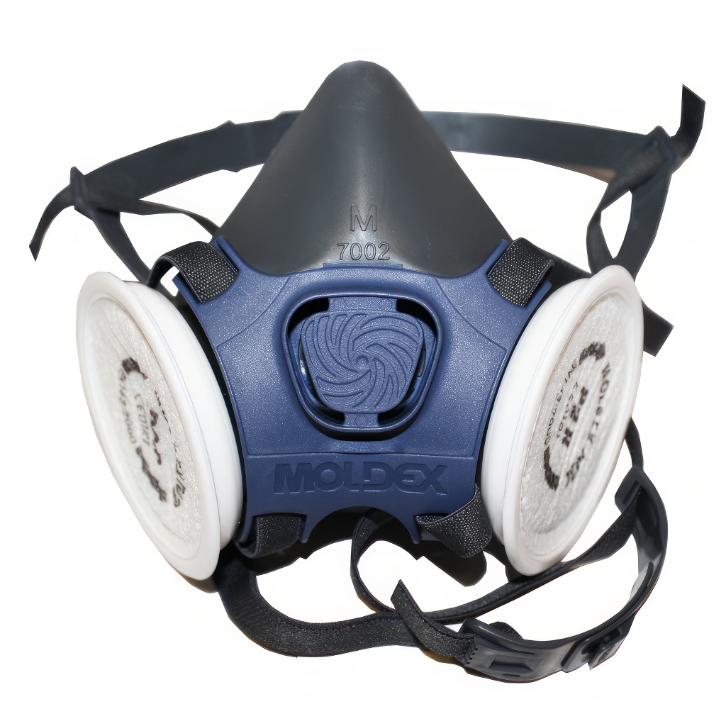 Respirator MOLDEX 7002 with filters for aerosolization